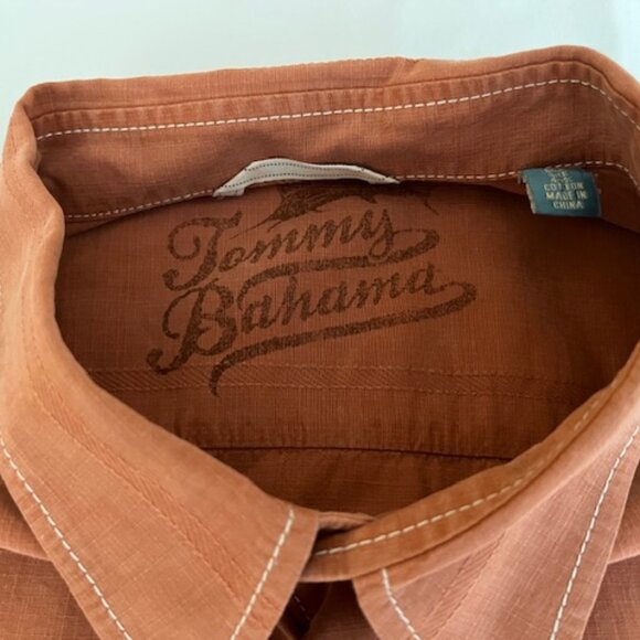 Tommy Bahama  Hawaiian Design Mens Short Sleeve Shirt  XXL :Silk-Cotton: Vintage - Picture 2 of 9